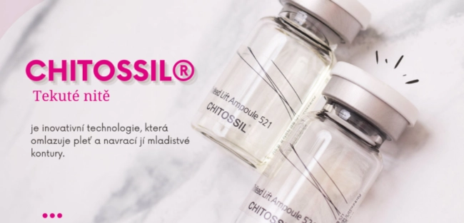 Chitossil tekuté nitě - produktové fotky