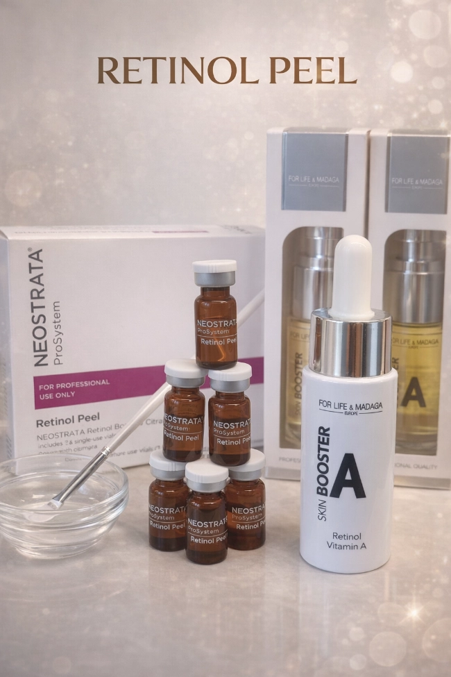 produkty For Life and Madaga pro retinol peeling